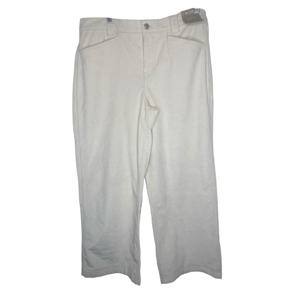 Madewell Emmett 2.0 Wide Leg Pants Petite 31 US 10 NN254 Cream Ivory